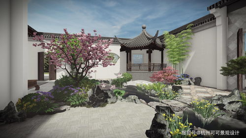 杭州別墅庭院設(shè)計 一個精巧的亭子,便是院子中的一處好風景